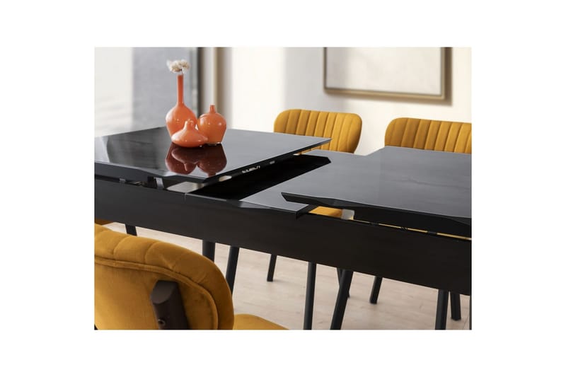 Morin Matbord 130 cm Rektangulär - Svart - Möbler - Matplats - Matbord & köksbord