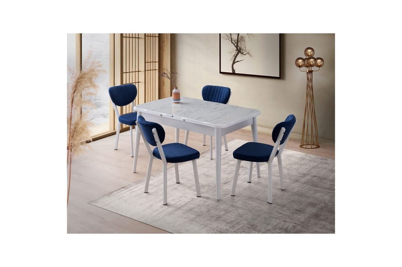 Morin Matbord 130 cm Rektangulär - Vit - Möbler - Matplats - Matbord & köksbord