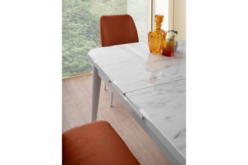 Morin Matbord 130 cm Rektangulär - Vit - Möbler - Matplats - Matbord & köksbord