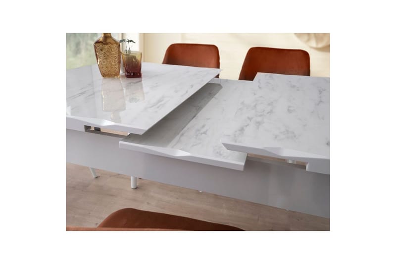 Morin Matbord 130 cm Rektangulär - Vit - Möbler - Matplats - Matbord & köksbord