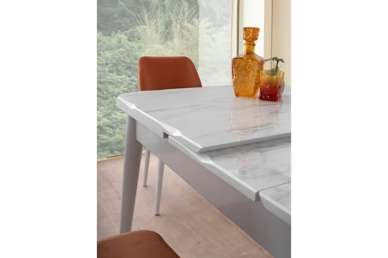 Morin Matbord 130 cm Rektangulär - Vit - Möbler - Matplats - Matbord & köksbord