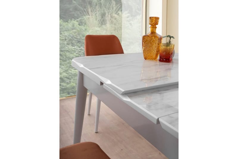 Morin Matbord 130 cm Rektangulär - Vit - Möbler - Matplats - Matbord & köksbord