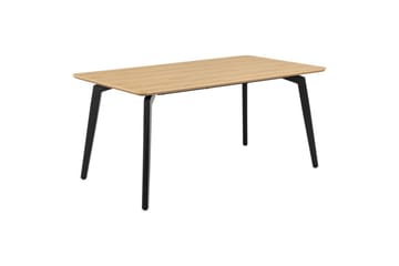 Motona Matgrupp 160 cm + 4 st Romia Matstolar - Svart - Möbler - Matplats - Matgrupp & matbord med stolar