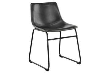 Motona Matgrupp 160 cm + 4 st Romia Matstolar - Svart/Brun - Möbler - Matplats - Matgrupp & matbord med stolar