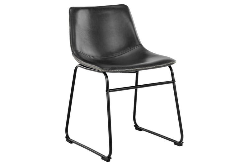 Motona Matgrupp 160 cm + 4 st Romia Matstolar - Svart/Brun - Möbler - Matplats - Matgrupp & matbord med stolar