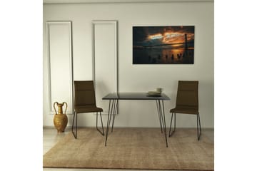 Murtwell Bord 90 cm - Svart/Vit - Möbler - Matplats - Matbord & köksbord
