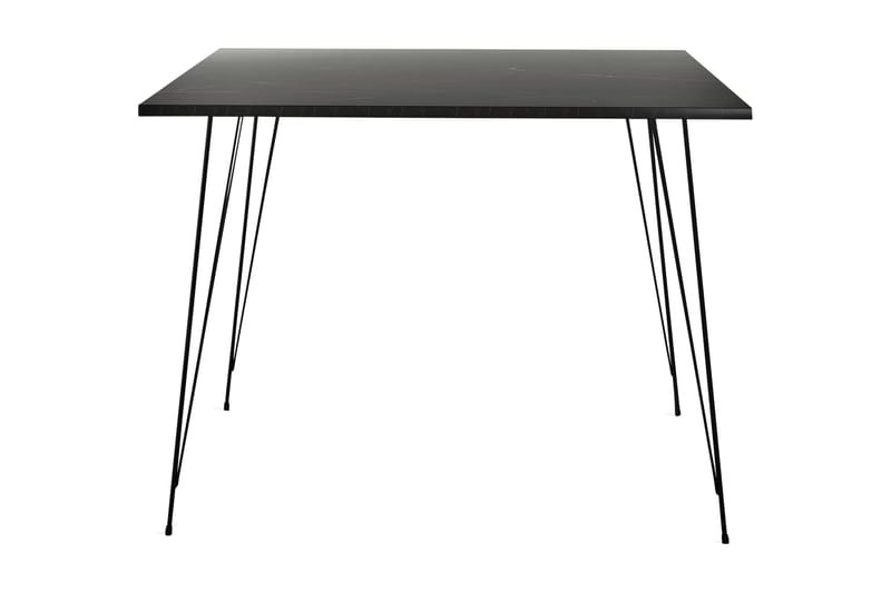 Murtwell Rektangulärt Matbord 90 cm i Sten med Marmorutseende - Svart|Vit - Möbler - Matplats - Matbord & köksbord