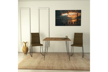 Murtwell Rektangulärt Matbord 90 cm i Trä med Ekutseende - Brun - Möbler - Matplats - Matbord & köksbord