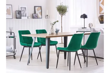 Mustadfors Sammetsstol 2-pack - Grön - Möbler - Matplats - Matstol & köksstol