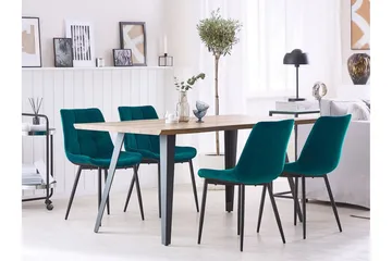Mustadfors Sammetsstol 2-pack - Blå - Möbler - Matplats - Matstol & köksstol