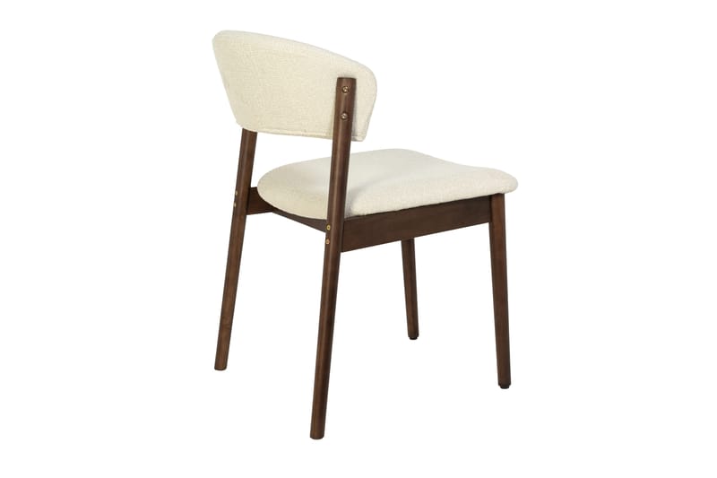 Nala Matstol i trä med tygsits - Valnöt/Beige - Möbler - Matplats - Matstol & köksstol