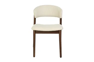 Nala Matstol i trä med tygsits - Valnöt/Beige - Möbler - Matplats - Matstol & köksstol