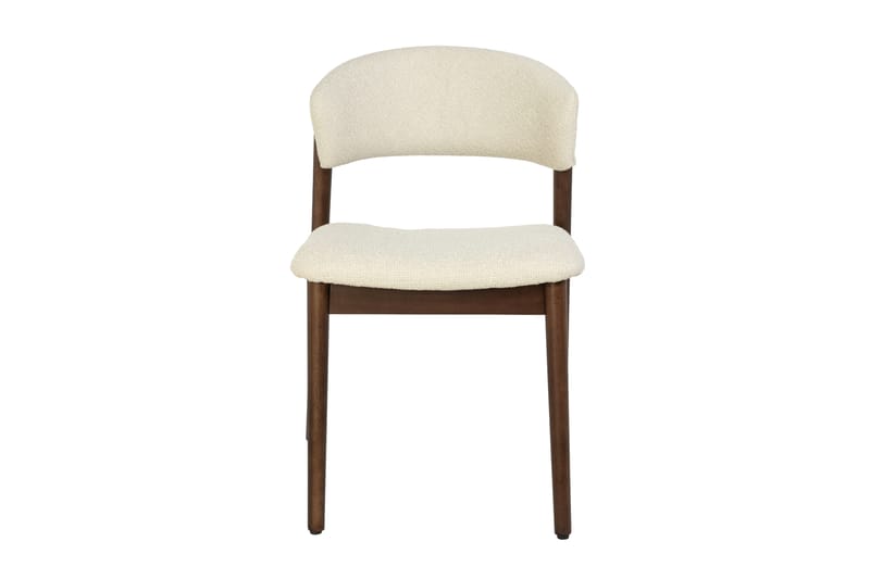 Nala Matstol i trä med tygsits - Valnöt/Beige - Möbler - Matplats - Matstol & köksstol