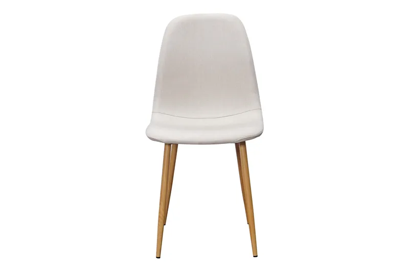 Nibe Matstol - Beige/Metallben Ek - Möbler - Matplats - Matstol & köksstol