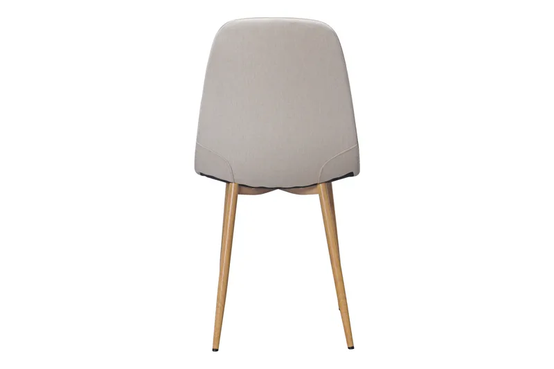 Nibe Matstol - Beige/Metallben Ek - Möbler - Matplats - Matstol & köksstol