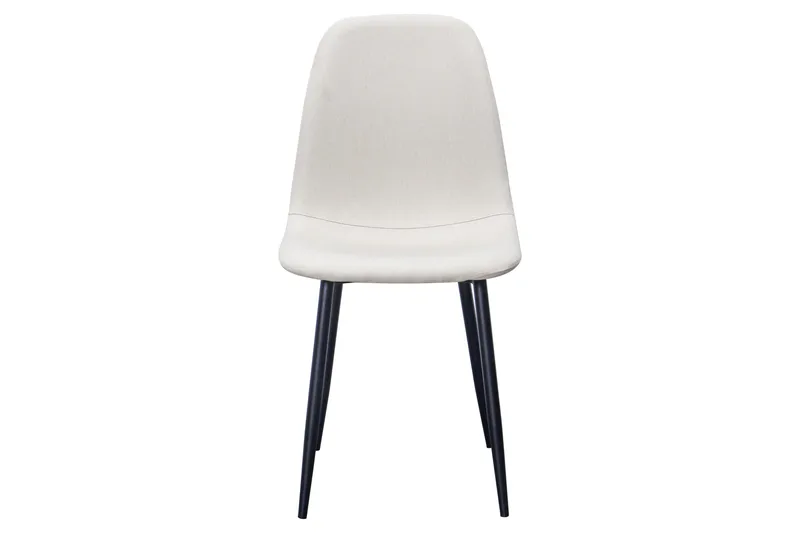 Nibe Matstol - Beige/Metallben Svart - Möbler - Matplats - Matstol & köksstol