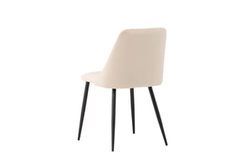 Night Matstol i Tyg med Metallben - Beige - Möbler - Matplats - Matstol & köksstol