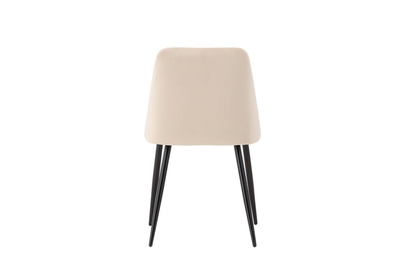 Night Matstol i Tyg med Metallben - Beige - Möbler - Matplats - Matstol & köksstol