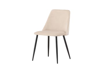 Night Matstol i Tyg med Metallben - Beige - Möbler - Matplats - Matstol & köksstol