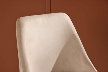 Night Matstol i Tyg med Metallben - Beige - Möbler - Matplats - Matstol & köksstol