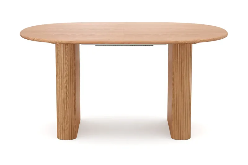 Noira Matgrupp 160-220 cm förlängningsbart i Ek med 6 Ronja Matstolar - Sand/Ek - Möbler - Matplats - Matgrupp & matbord med stolar