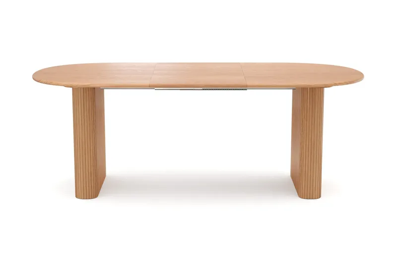 Noira Matgrupp 160-220 cm förlängningsbart i Ek med 6 Ronja Matstolar - Sand/Ek - Möbler - Matplats - Matgrupp & matbord med stolar