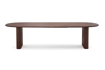 Noira Matgrupp 220-320 cm förlängningsbart i Valnöt med 6 Ronja Matstolar - Valnöt - Möbler - Matplats - Matgrupp & matbord med stolar