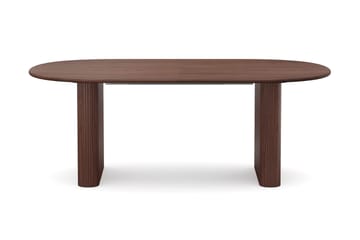 Noira Matgrupp 220-320 cm förlängningsbart med 6 Greya Mastolar - Valnöt - Möbler - Matplats - Matgrupp & matbord med stolar