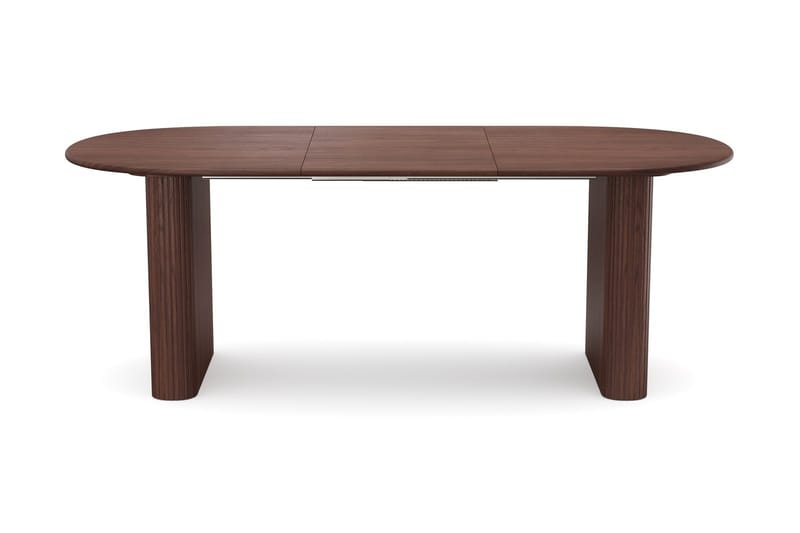 Noira Matgrupp förlängningsbart 160-220 cm Valnöt med 6 Milva Matstolar - Valnöt - Möbler - Matplats - Matgrupp & matbord med stolar