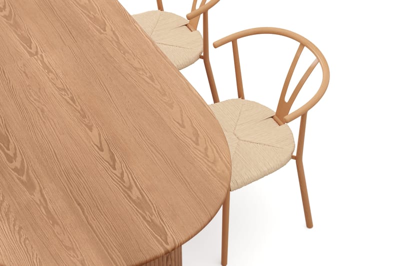Noira Matgrupp förlängningsbart 220-320 cm Ek med 6 Elysia Matstolar - Ek - Möbler - Matplats - Matgrupp & matbord med stolar