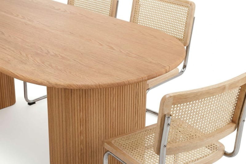 Noira Matgrupp rektangulärt 220 cm Ek med 6 Build Matstolar - Ek - Möbler - Matplats - Matgrupp & matbord med stolar
