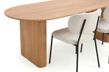 Noira Matgrupp rektangulärt 220 cm Ek med 6 Gemmiano Matstolar - Ek - Möbler - Matplats - Matgrupp & matbord med stolar