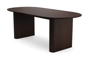 Noira Matgrupp rektangulärt 220 cm Rökt Ek med 6 Sawako Matstolar - Rökt ek - Möbler - Matplats - Matgrupp & matbord med stolar
