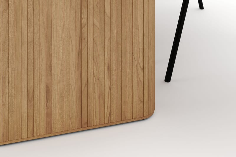 Noira Ovalt Matbord 220 cm med 6 Berit Stolar - Natur - Möbler - Matplats - Matgrupp & matbord med stolar