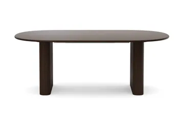 Noira Stort Förlängningsbart Matbord 220-320x100 cm med Trä- och Rökt Ek-utseende - Rökt ek - Möbler - Matplats - Matbord & köksbord