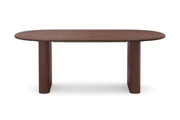 Noira Stort Förlängningsbart Matbord 220-320x100 cm med Trä- och Valnötsutseende - Valnöt - Möbler - Matplats - Matbord & köksbord