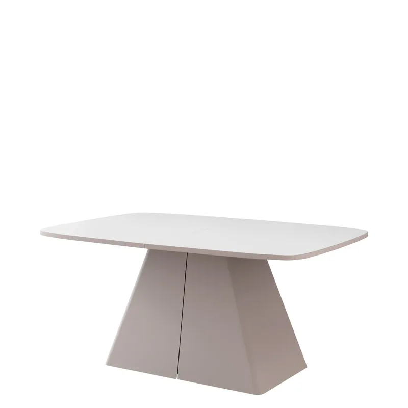 Novaj Matbord förlängningsbart 180-256 cm - beige, vit - Möbler - Matplats - Matbord & köksbord