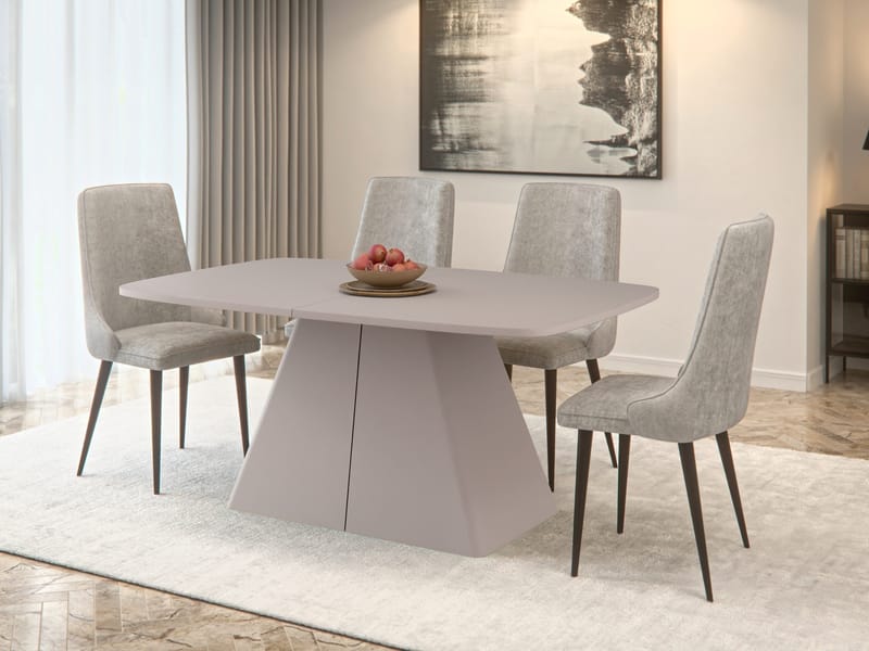 Novaj Matbord förlängningsbart 180-256 cm - beige - Möbler - Matplats - Matbord & köksbord