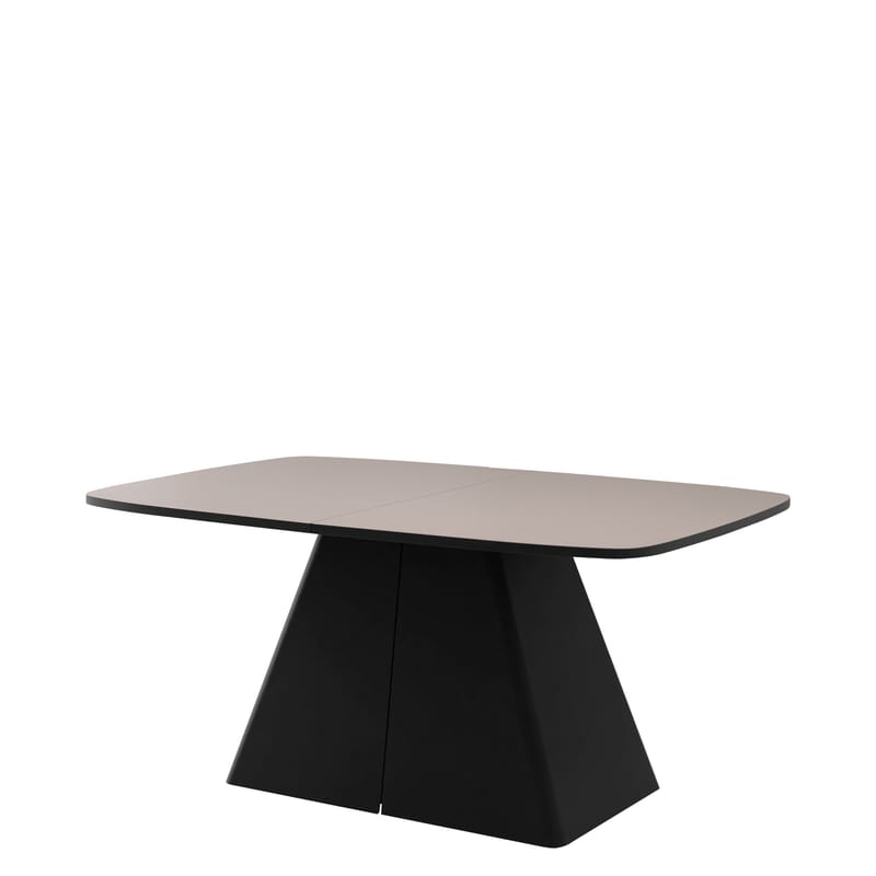 Novaj Matbord förlängningsbart 180-256 cm - svart, beige - Möbler - Matplats - Matbord & köksbord