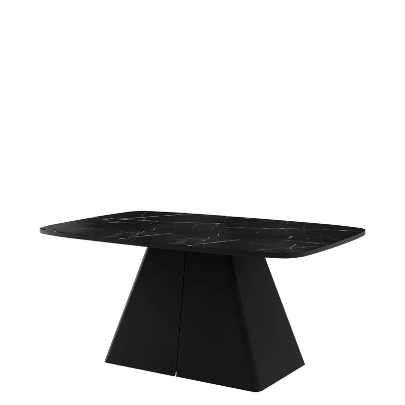 Novaj Matbord förlängningsbart 180-256 cm - Svart (marmor) - Möbler - Matplats - Matbord & köksbord