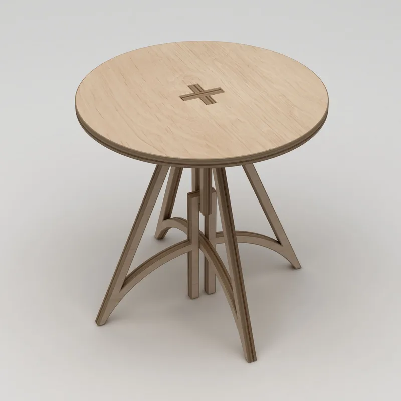 Nurena Matbord 75 cm - Naturligt trä - Möbler - Matplats - Matbord & köksbord