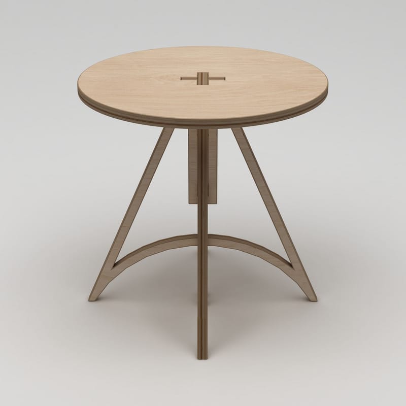 Nurena Matbord 75 cm - Naturligt trä - Möbler - Matplats - Matbord & köksbord