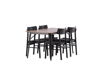 Ochovi Matbord 140 cm med 4 Montros Matstol - Möbler - Matplats - Matgrupp & matbord med stolar