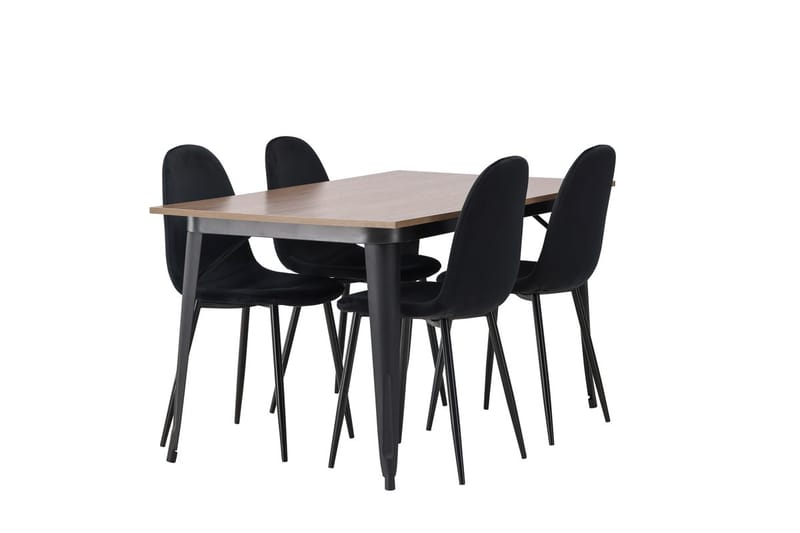 Ochovi Matbord 140 cm med 4 Polar Köksstol - Möbler - Matplats - Matgrupp & matbord med stolar