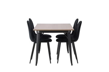 Ochovi Matbord 140 cm med 4 Polar Köksstol - Möbler - Matplats - Matgrupp & matbord med stolar