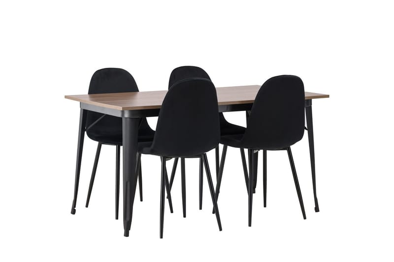 Ochovi Matbord 140 cm med 4 Polar Köksstol - Möbler - Matplats - Matgrupp & matbord med stolar