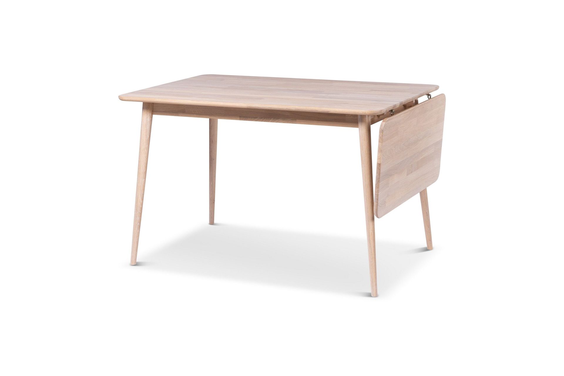 odense förlängningsbart matbord 120-160 cm för 4 personer  i massivt trä - natur