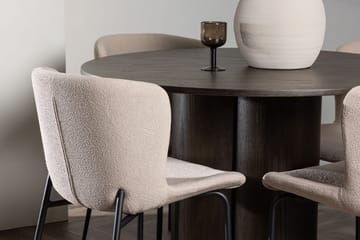 Olivero Matbord 110 cm Runt med 4 Modesto Matstol - Möbler - Matplats - Matgrupp & matbord med stolar