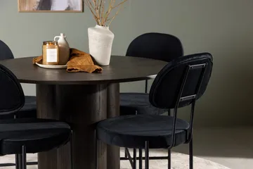 Olivero Matbord 110 cm Runt med 4 Stella Matstol - Möbler - Matplats - Matgrupp & matbord med stolar
