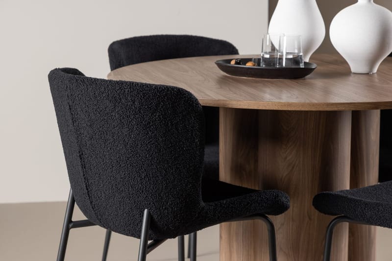 Olivia Matbord 110 cm med 4 Modesto Matstol - Möbler - Matplats - Matgrupp & matbord med stolar